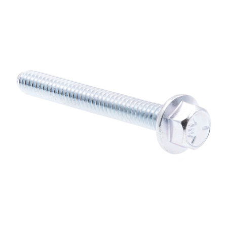 PRIME-LINE Serrated Flange Bolts 1/4in-20 X 2in Zinc Plated Case Hardend Steel 25PK 9090741